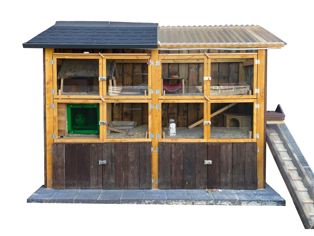 Außenansicht des Schweinchenstalls